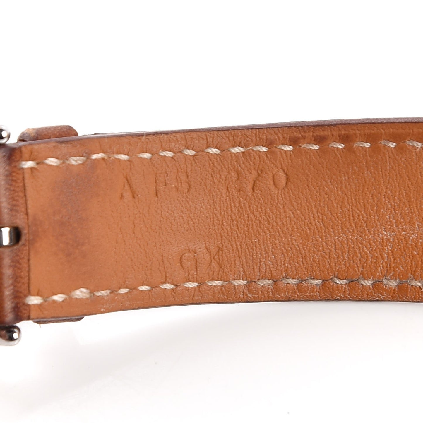 Barenia 38mm Apple Watch Double Tour Band Fauve