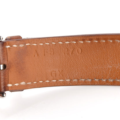 Hermes Barenia 38mm Apple Watch Double Tour Band Fauve 3 of 8