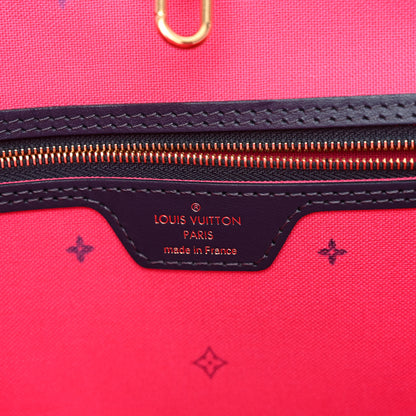 Louis Vuitton Monogram Giant Spring In The City Neverfull MM Midnight Fuchsia 6 of 9