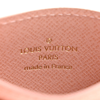 Louis Vuitton Monogram LV Charms Card Holder Rose Ballerine 6 of 6