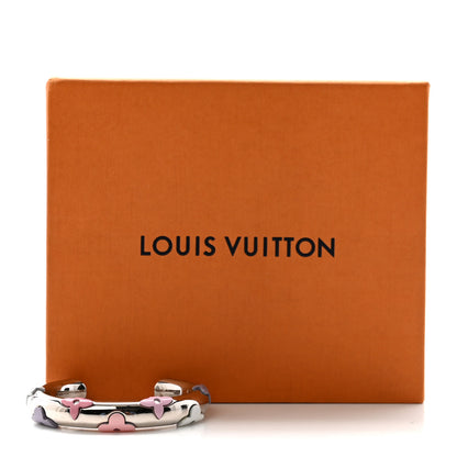Louis Vuitton Resin Daily Monogram Bracelet S Silver Pink 6 of 6