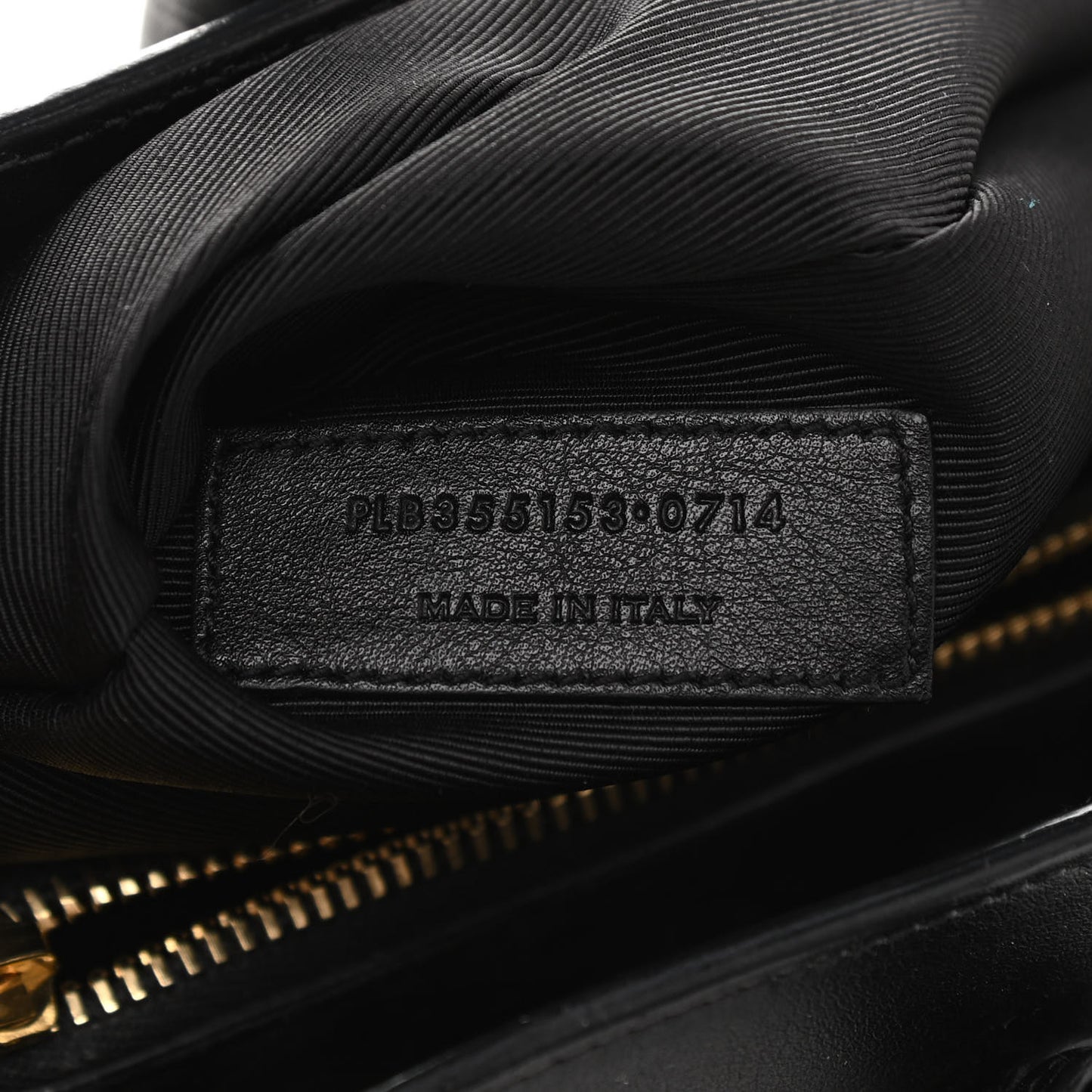 Calfskin Small Sac De Jour Black