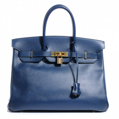 Hermes Ardennes Birkin 35 Brighton Bleu 1 of 9