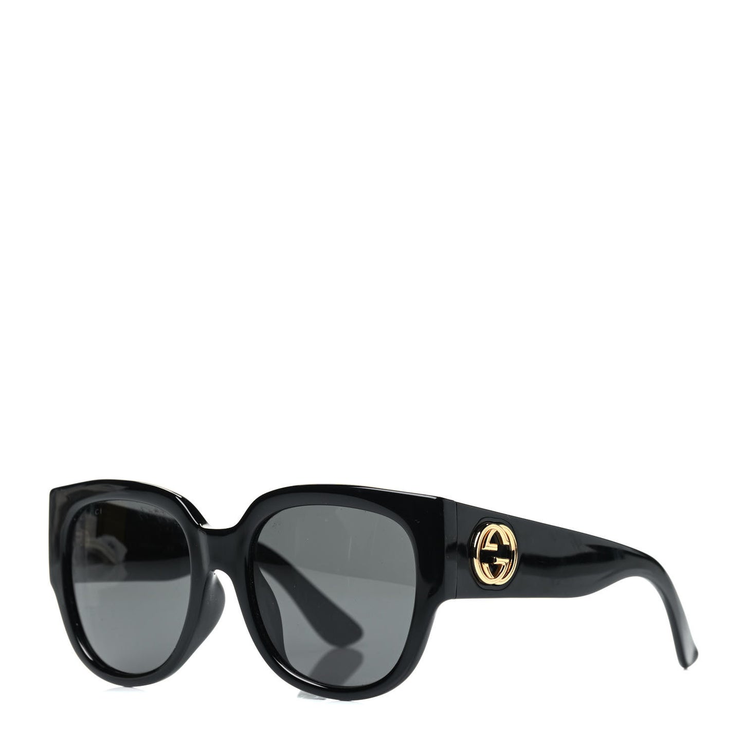 Acetate Square Frame Sunglasses GG0142SA Black