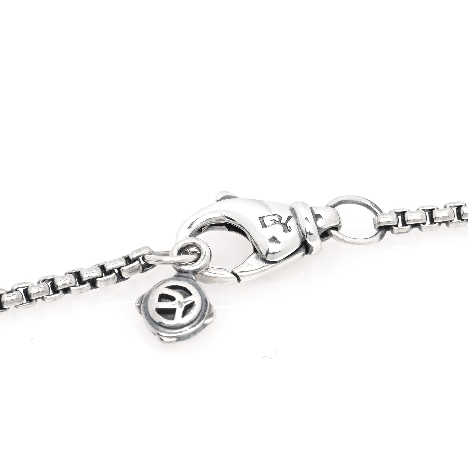 David Yurman Sterling Silver Diamond Renaissance Tassel Necklace 4 of 6