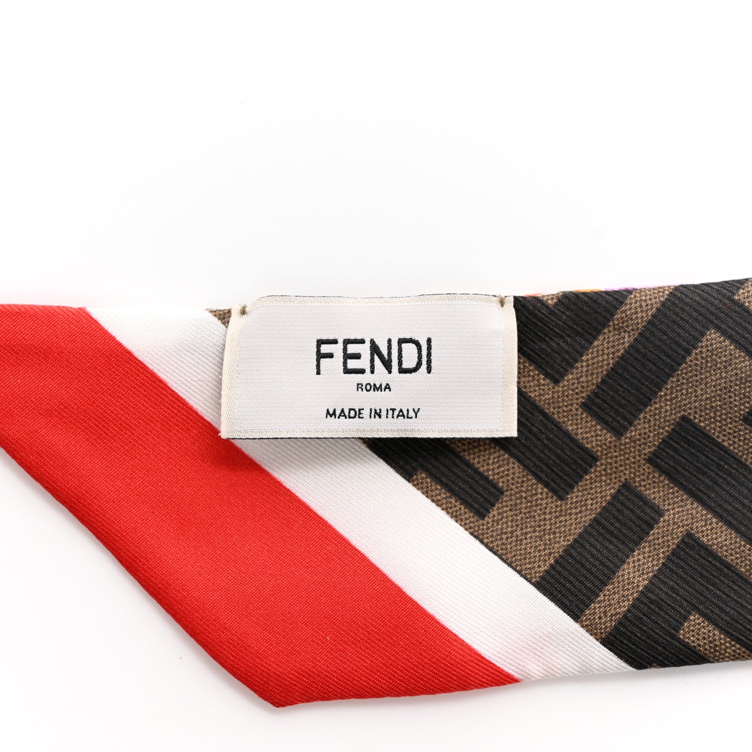 Fendi Silk FF Bandeau Tobacco Multicolor 3 of 3
