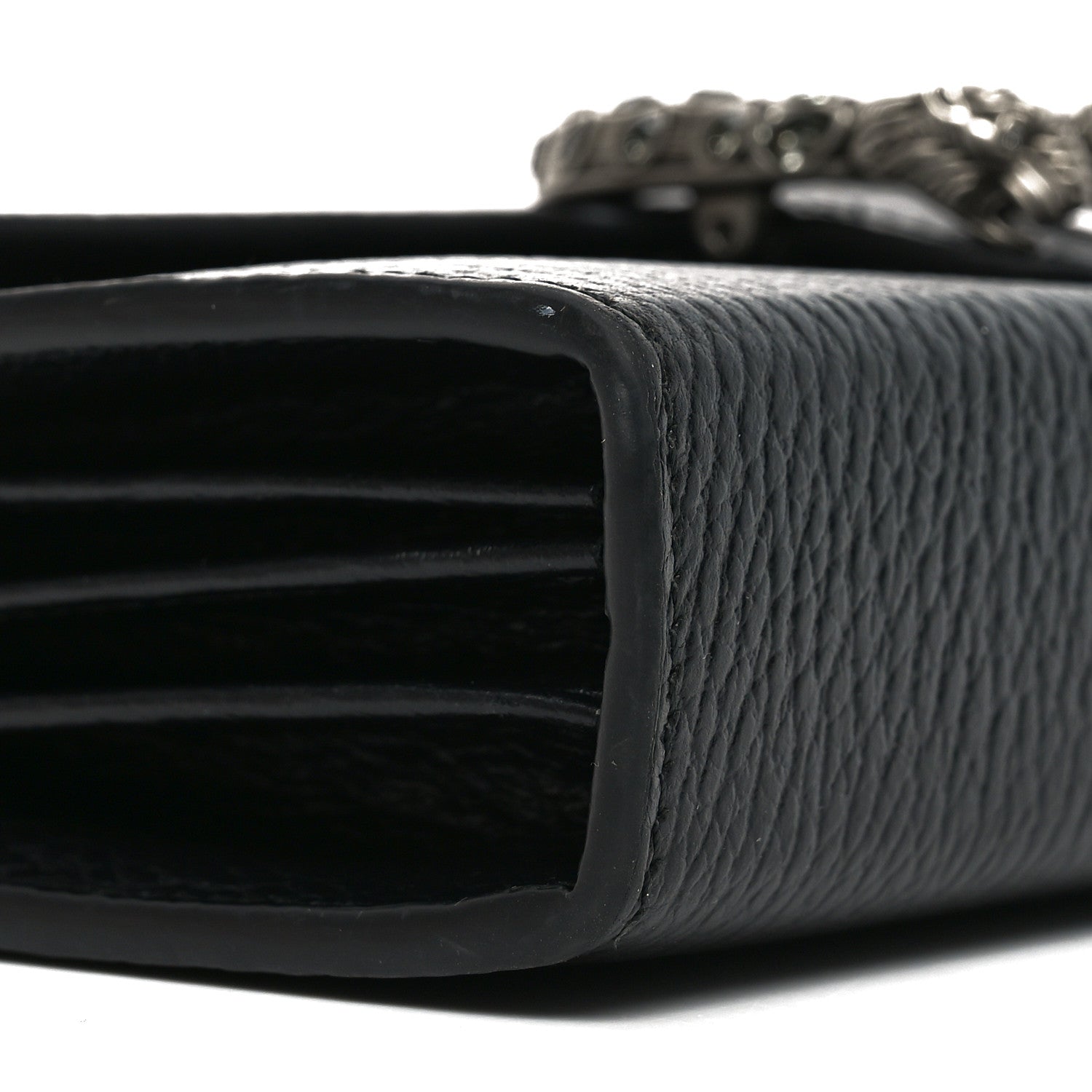 Gucci Calfskin Mini Dionysus Chain Wallet Black 9 of 10