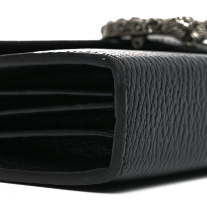 Gucci Calfskin Mini Dionysus Chain Wallet Black 9 of 10