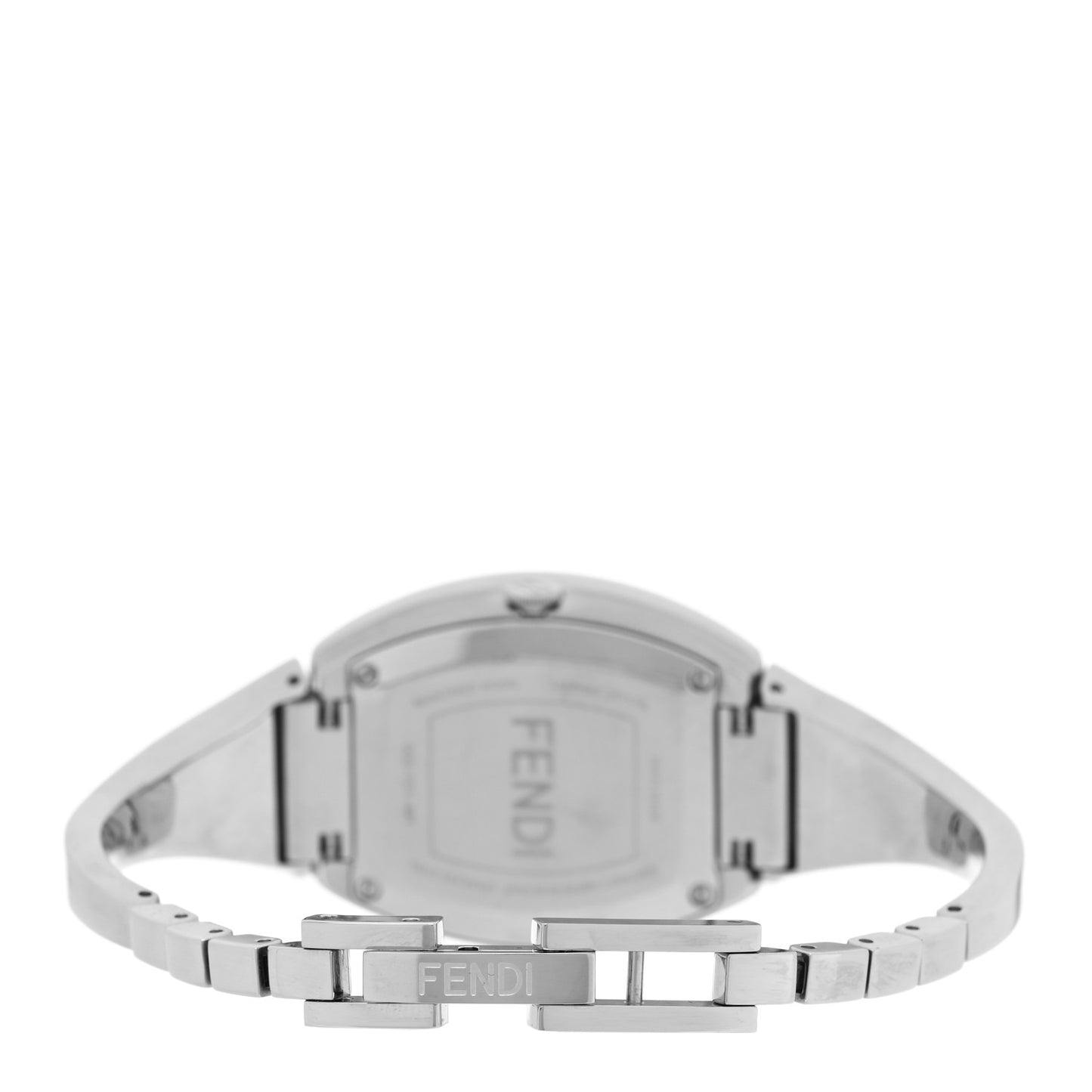 Stainless Steel Mother of Pearl 28mm Fendi My Way Tonneau Quartz Watch
