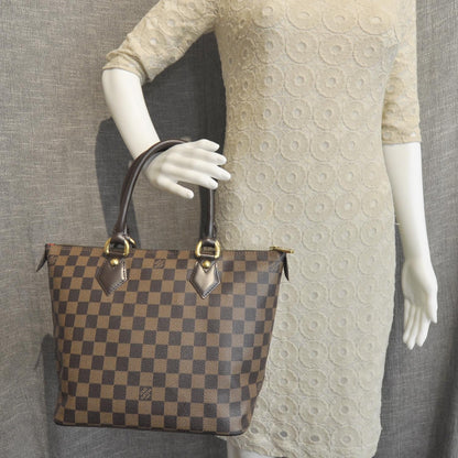 Louis Vuitton Damier Ebene Saleya PM 3 of 8