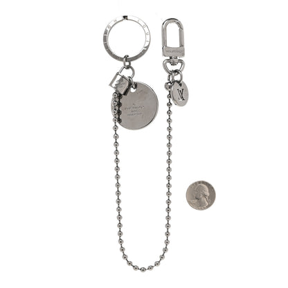 Louis Vuitton Calfskin Monogram Eclipse ID Pocket Key Chain Bag Charm and Key Holder 2 of 4