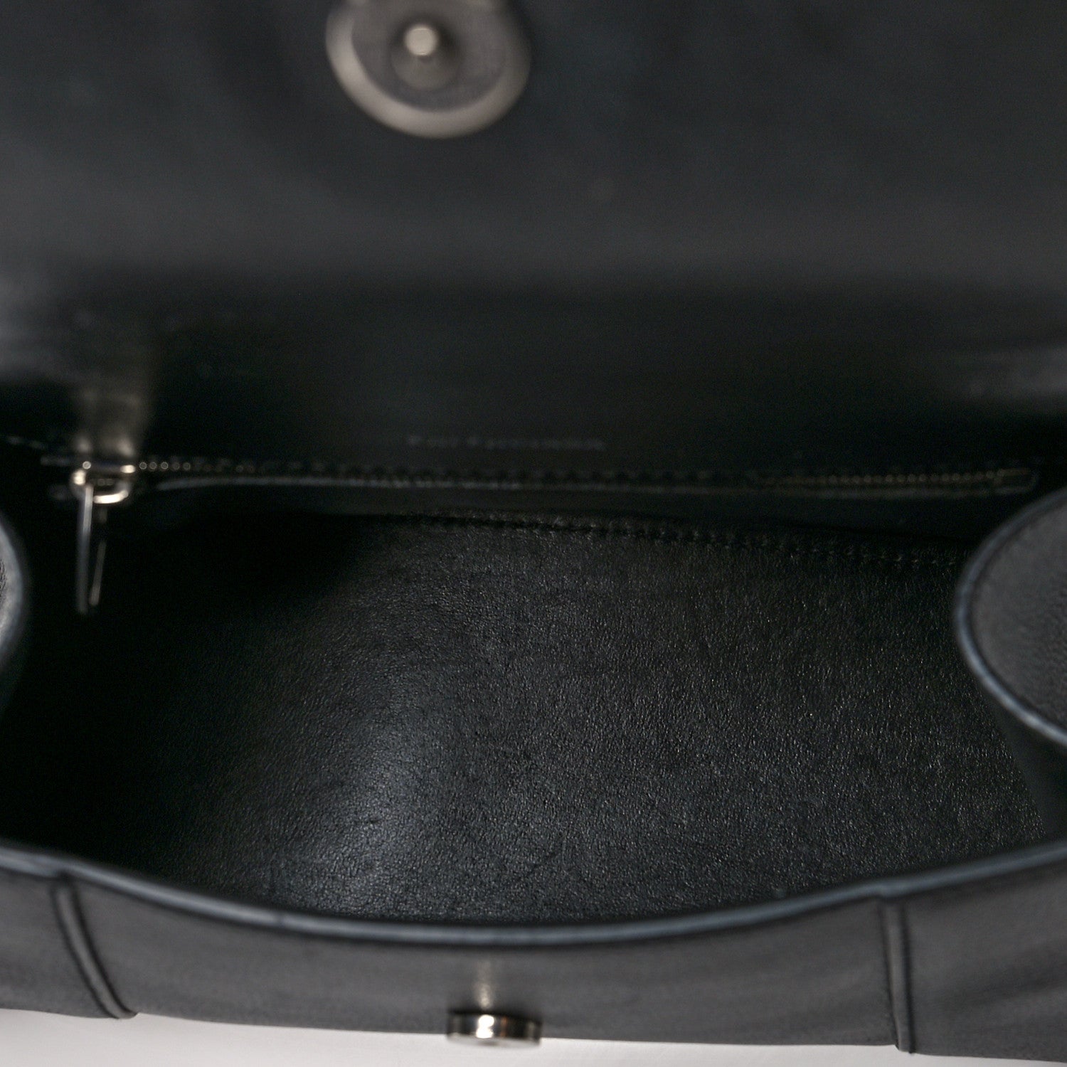 Balenciaga Grained Calfskin Small Hourglass Top Handle Bag Black 5 of 10
