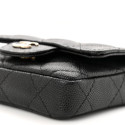 Chanel Caviar Quilted Mini Chain Belt Bag Black 11 of 14