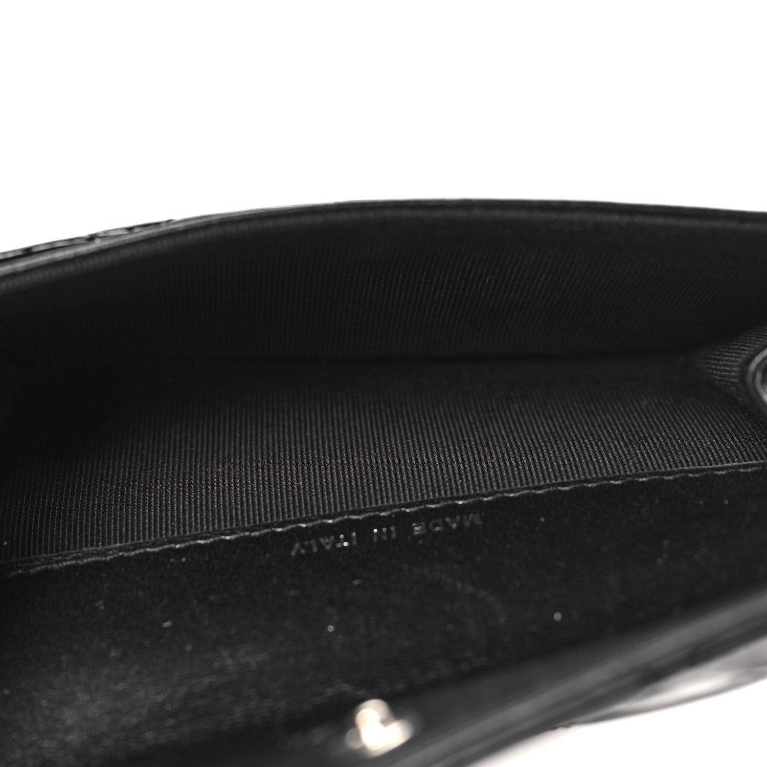 Chanel Patent Quilted Flap Card Holder Black 5 of 9
