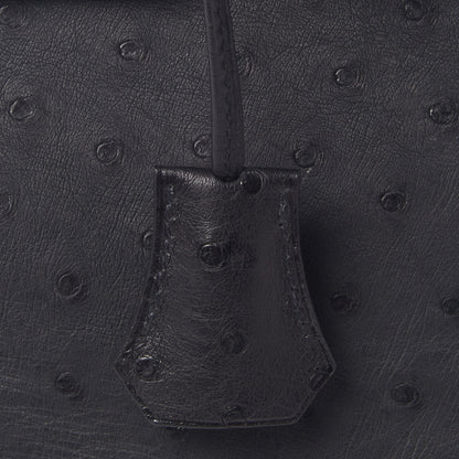 Hermes Ostrich Birkin 30 Black 30 of 33