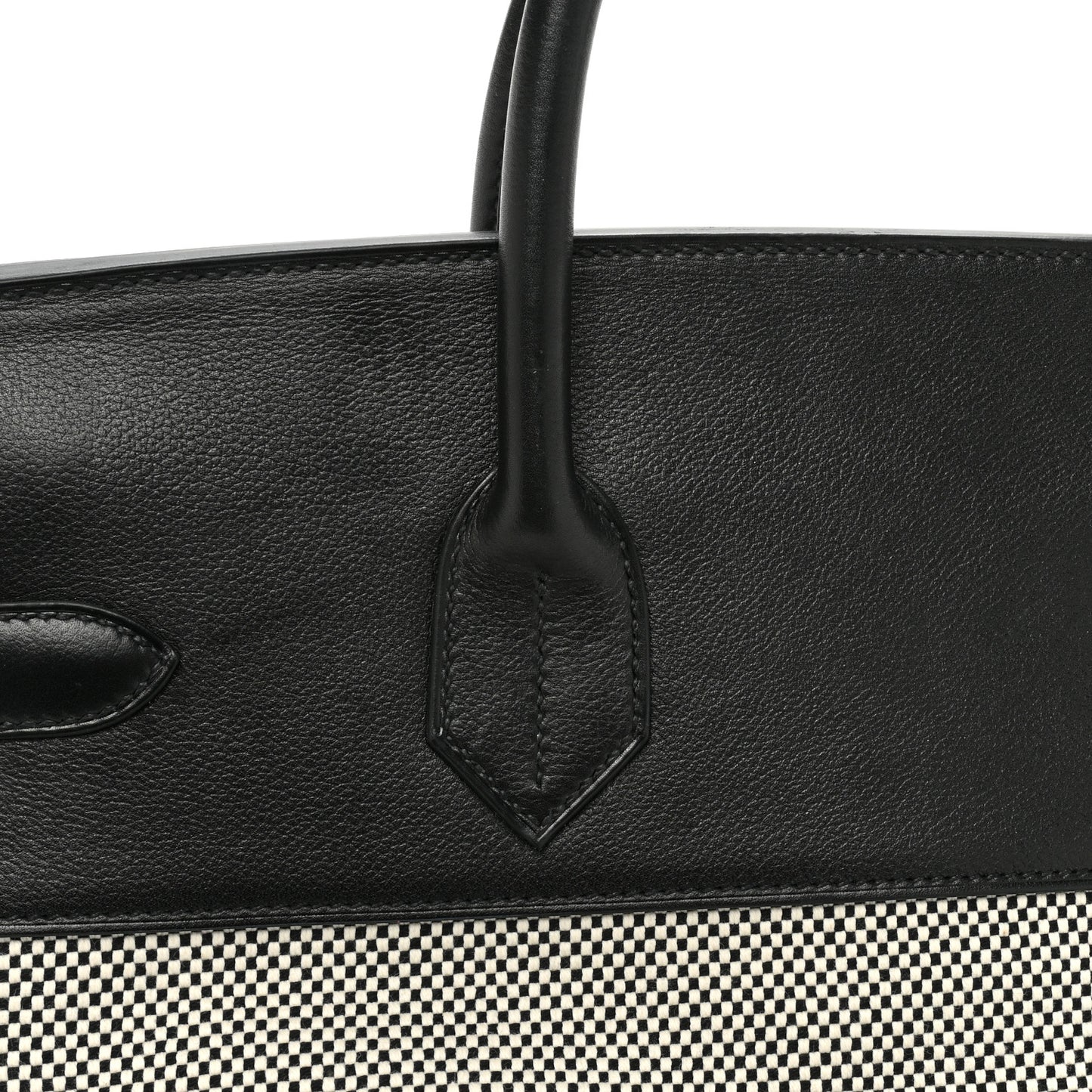 Hunter Criss Viking Evercolor HAC Birkin 40 Ecru Black