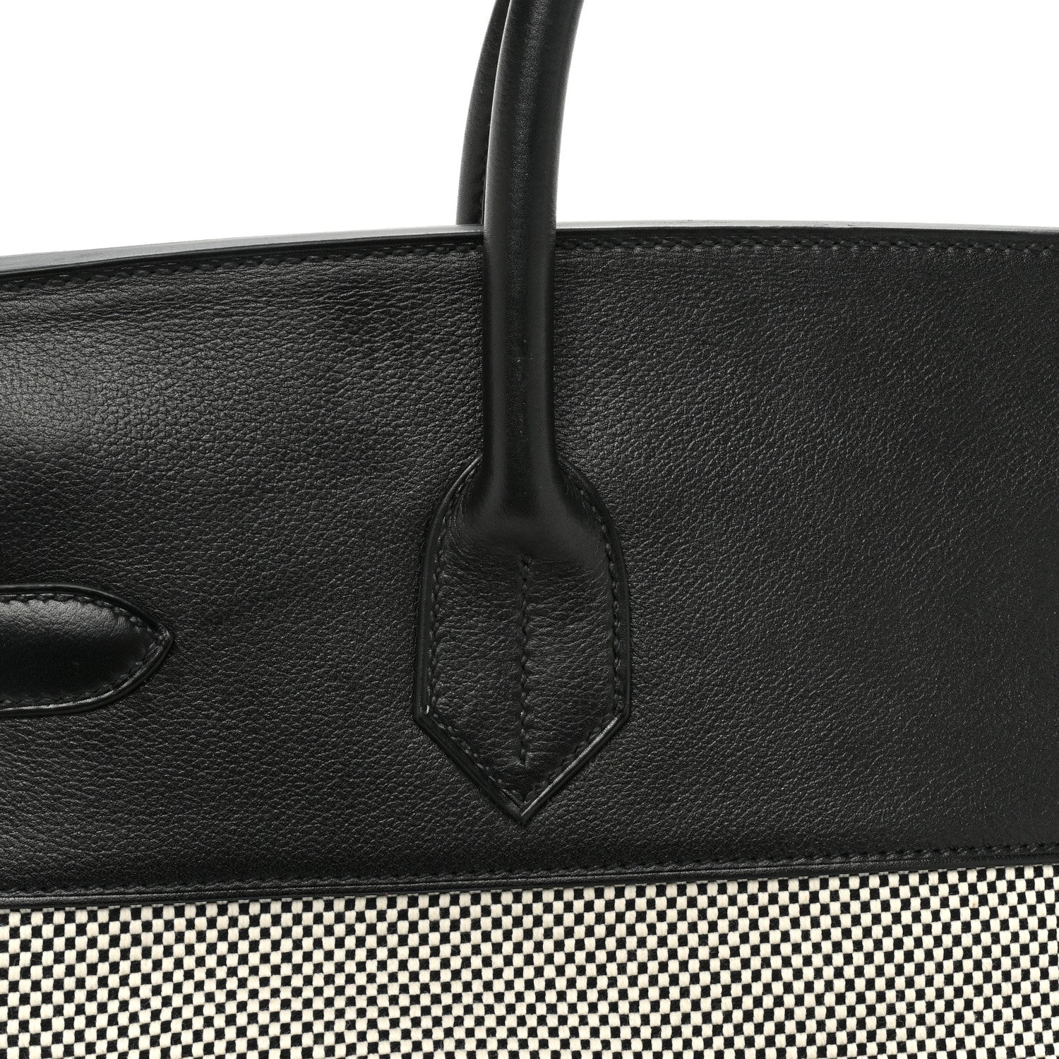 Hermes Hunter Criss Viking Evercolor HAC Birkin 40 Ecru Black 12 of 13