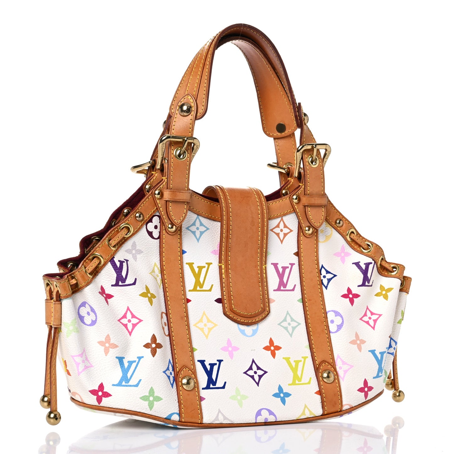 Monogram Multicolor Theda GM White