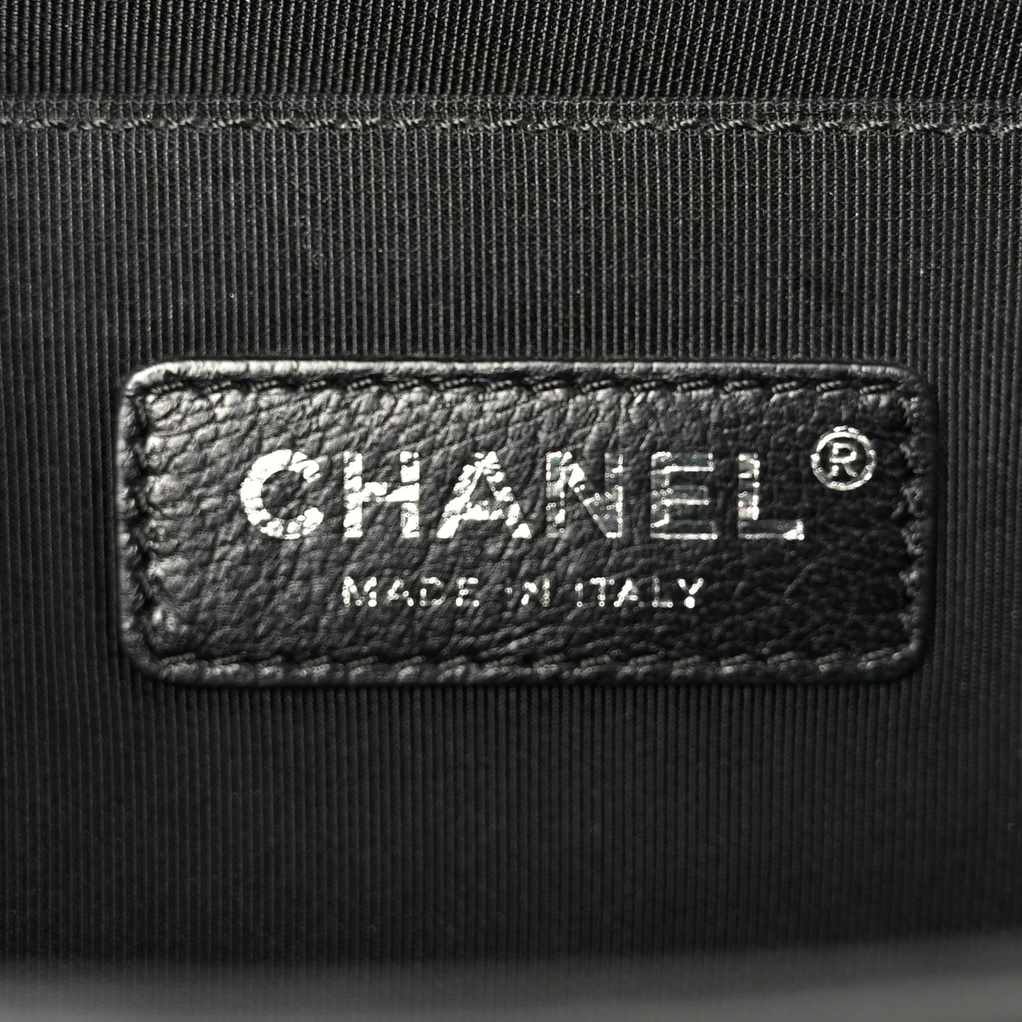 Calfskin Quilted Medium Boy Flap Black
