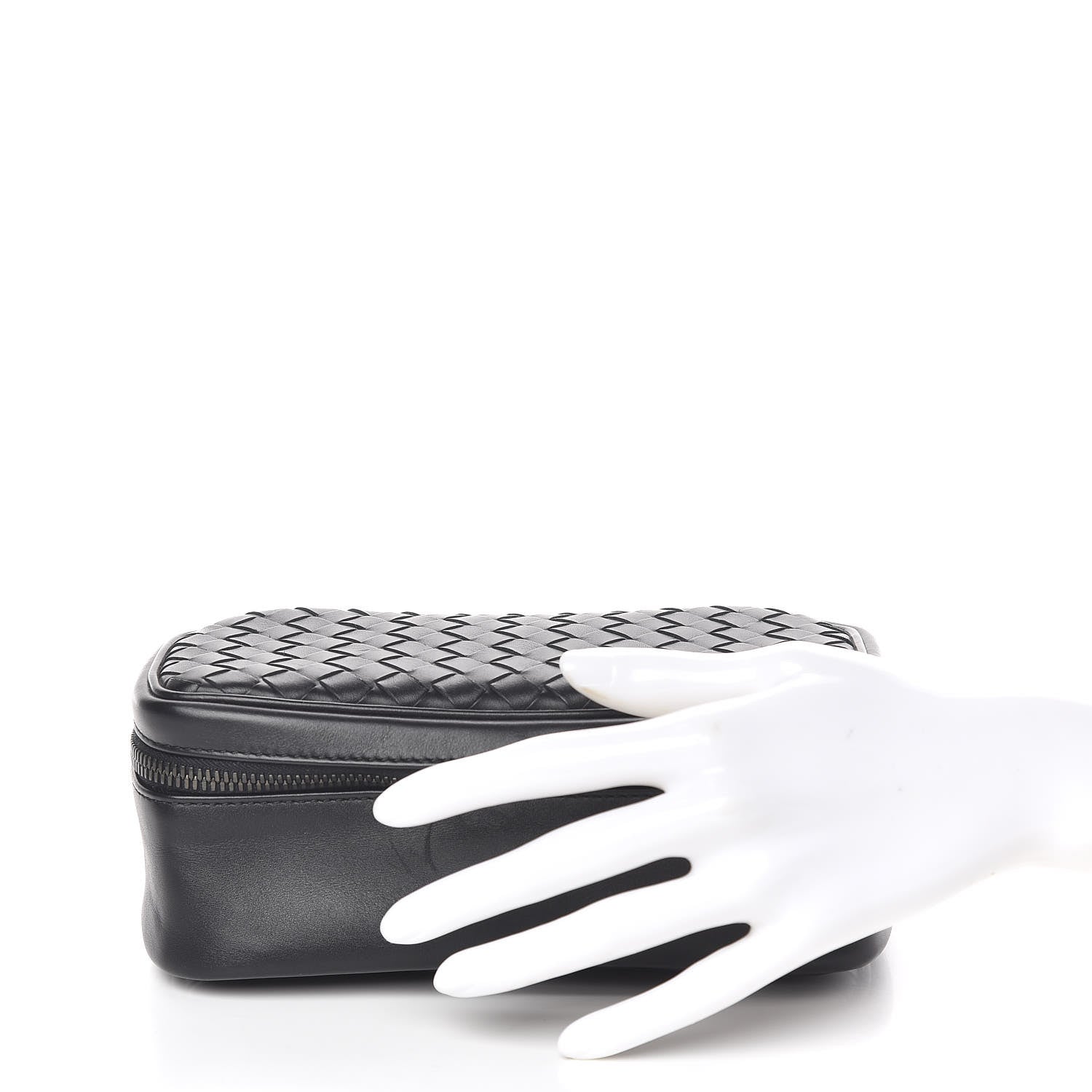 Bottega Veneta Nappa Intrecciato VN Watch Case Black 460976