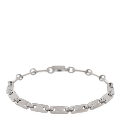 Cartier 18K White Gold 5mm Fidelity Link Bracelet 1 of 5