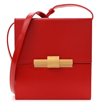 Bottega Veneta Calfskin Daisey Box Clutch Red 1 of 9