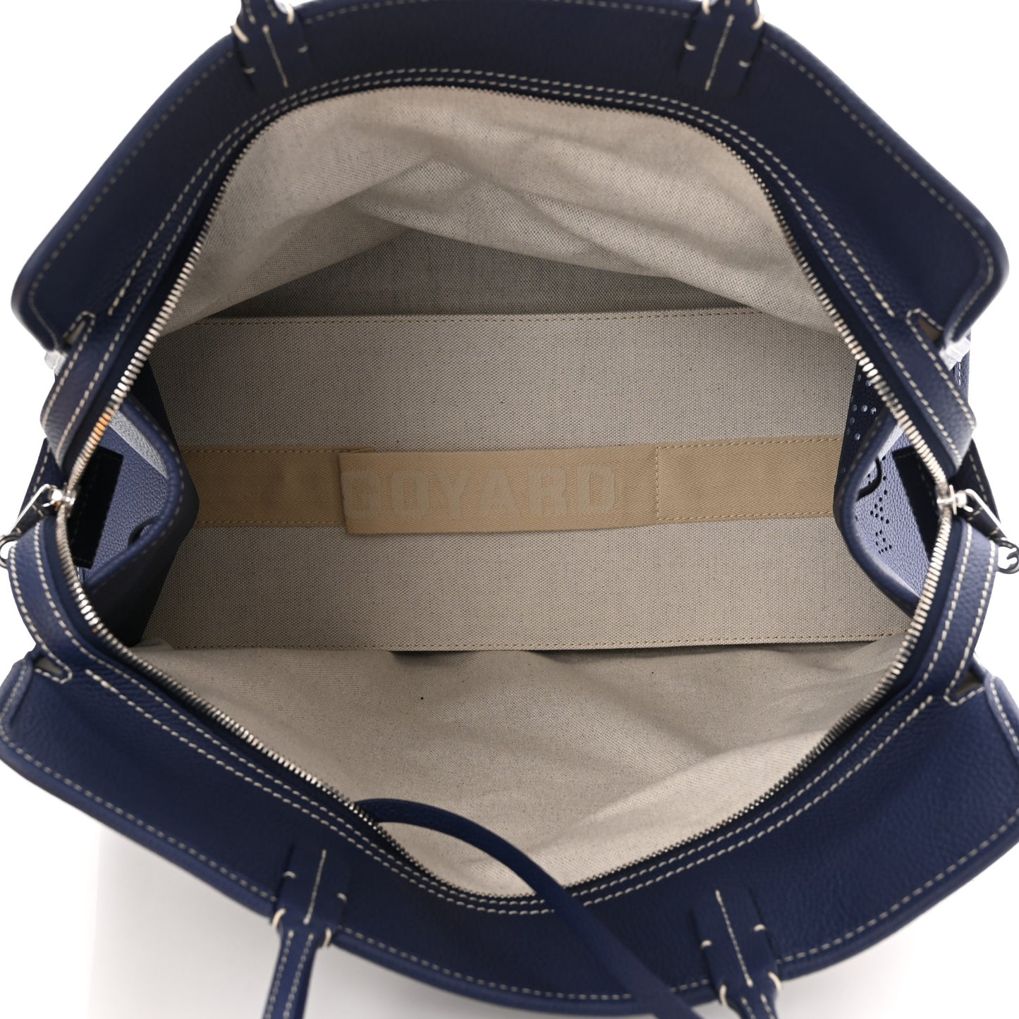 Goyardine Sac Hardy Pet Carrier PM Navy