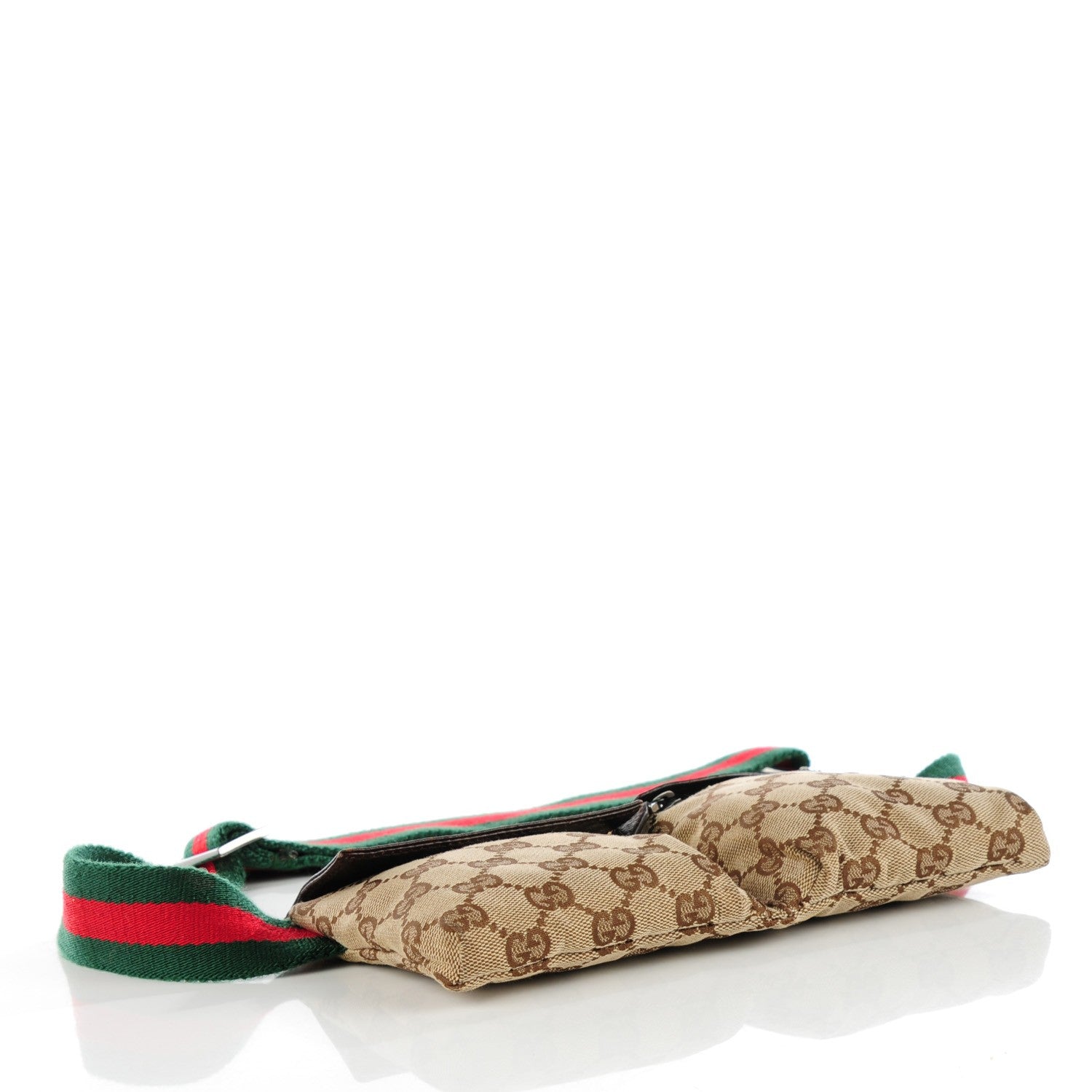 Gucci Monogram Web Belt Bag Dark Brown 4 of 9