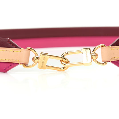 Louis Vuitton Calfskin Cluny BB Shoulder Strap Bordeaux Fuchsia 3 of 4