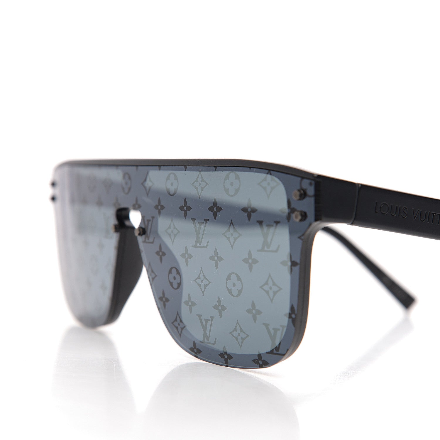 Louis Vuitton Acetate LV Waimea Square Sunglasses Z1082W Black 7 of 8