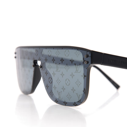 Louis Vuitton Acetate LV Waimea Square Sunglasses Z1082W Black 7 of 8