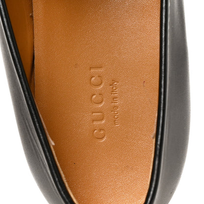 Gucci Calfskin Womens Jordaan Loafers 39 Black 7 of 10