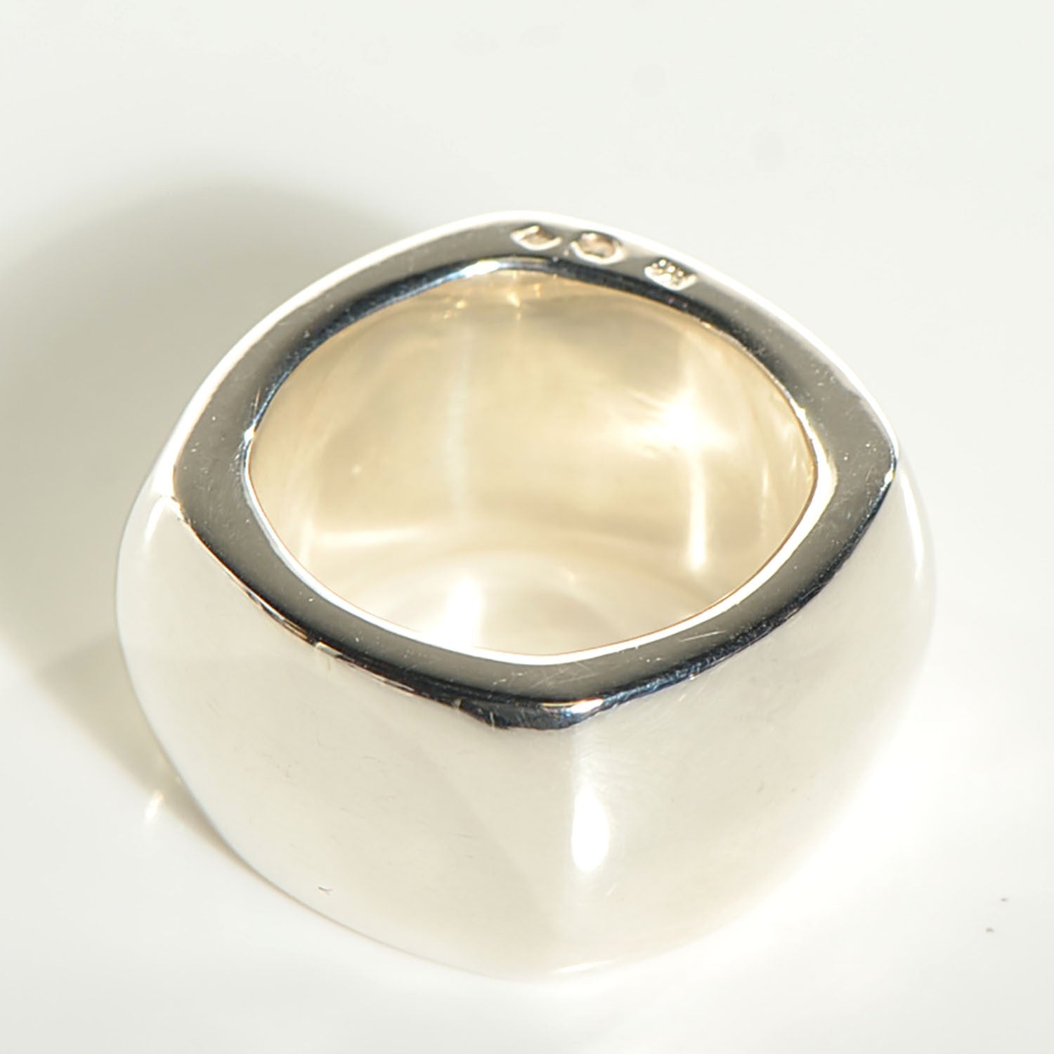 Chanel Sterling Silver Ring 6.25 3 of 5