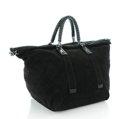 Chanel Canvas Street Style Travel Bag 3 of 8
