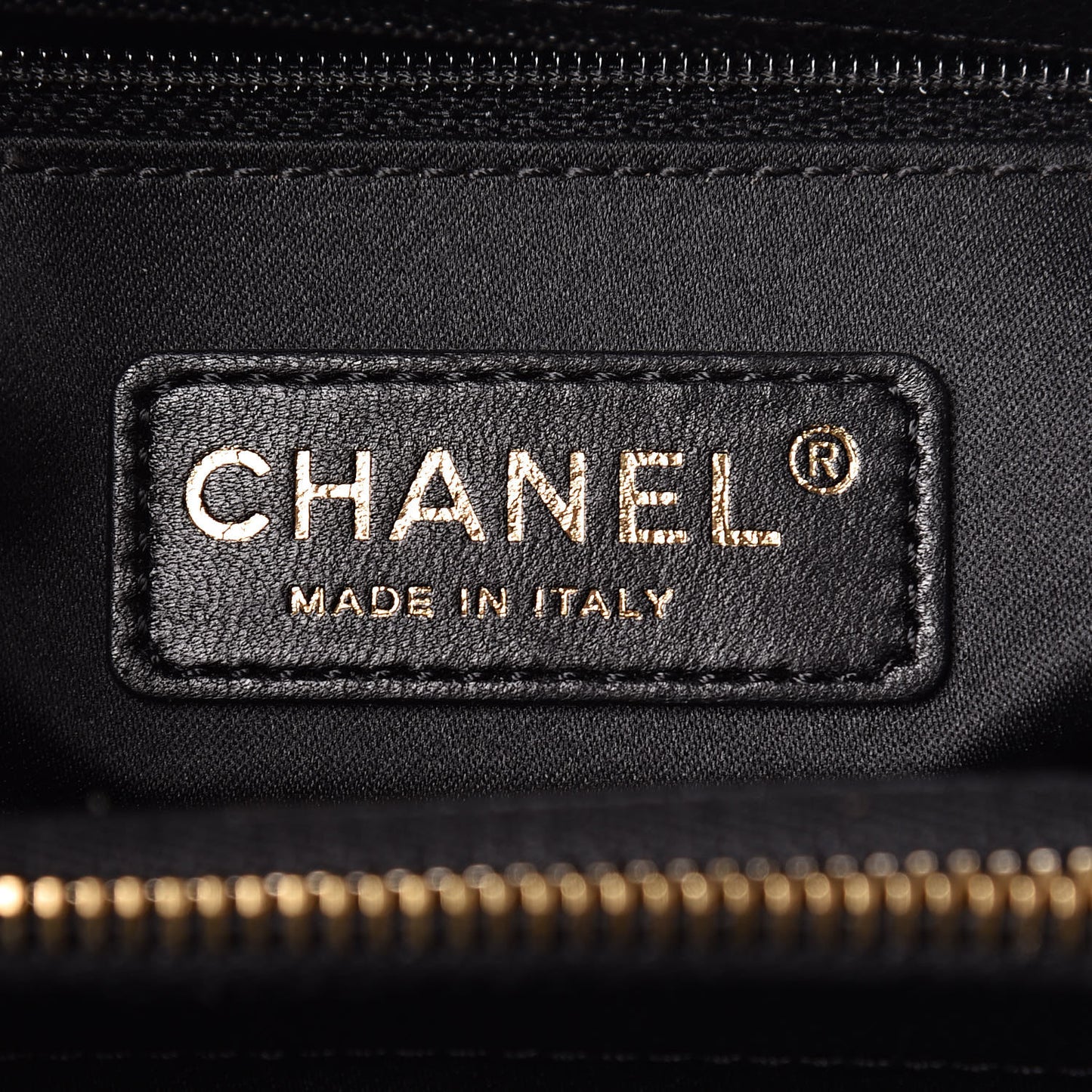 Caviar Quilted Grand Shopping Tote GST Black