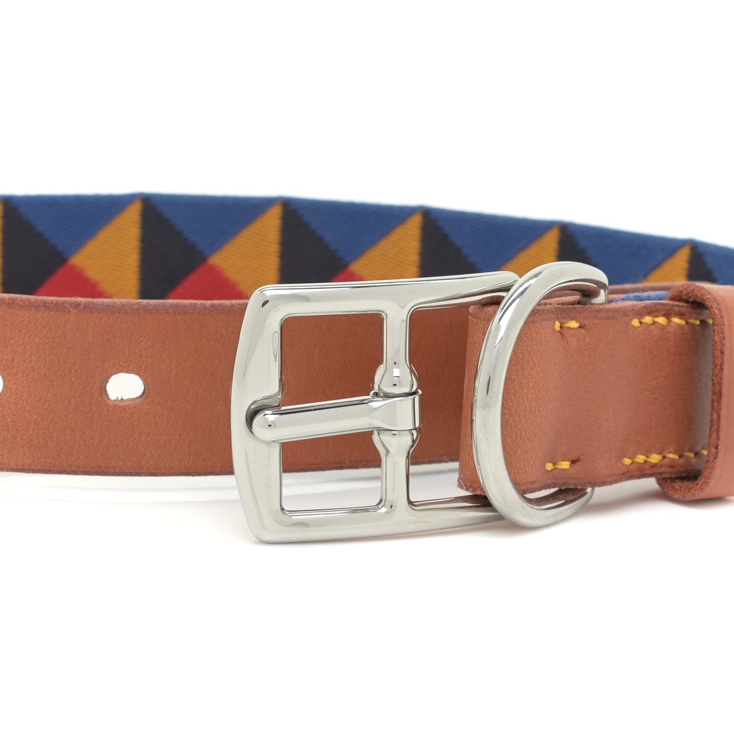 Toile Natural Bridle Medor Dog Collar L Dark Irish
