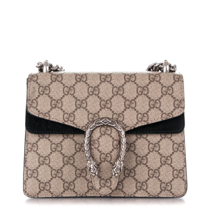 Gucci GG Supreme Monogram Mini Dionysus Shoulder Bag Black 1 of 6