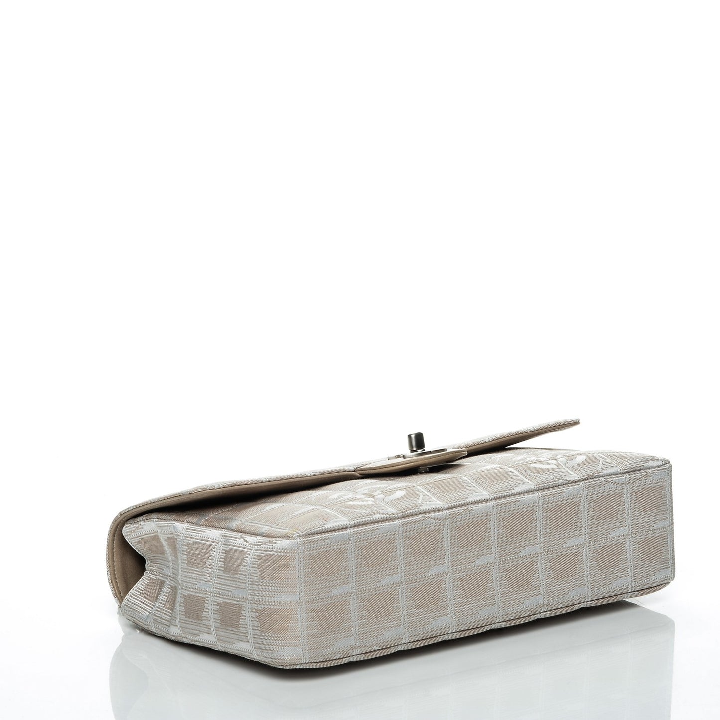Nylon Medium Travel Flap Light Beige