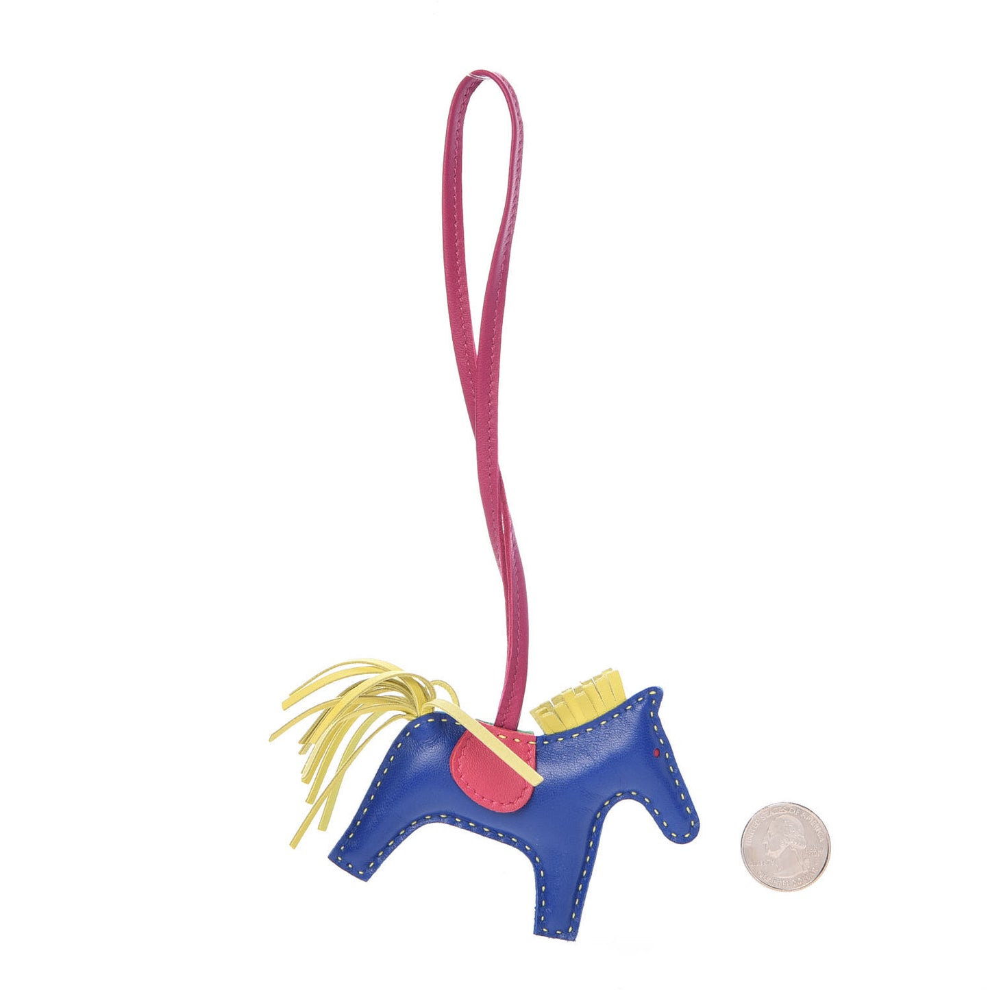 Milo Lambskin Grigri Rodeo Horse Bag Charm PM Bleu Electrique Bleu Azteque Soufre Menthe Rose Shocking Violet