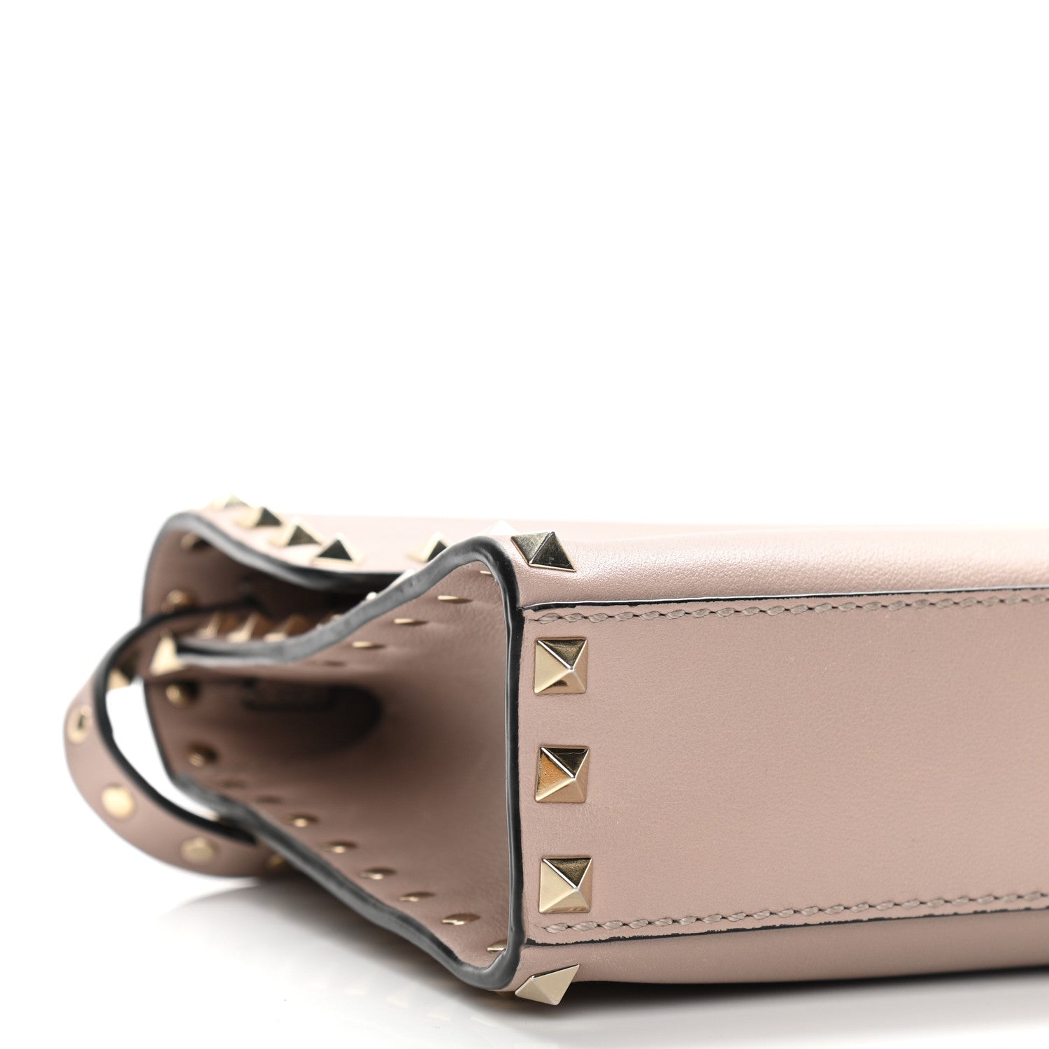 Valentino Garavani Vitello Medium Rockstud Flip Lock Crossbody Bag Poudre 8 of 13
