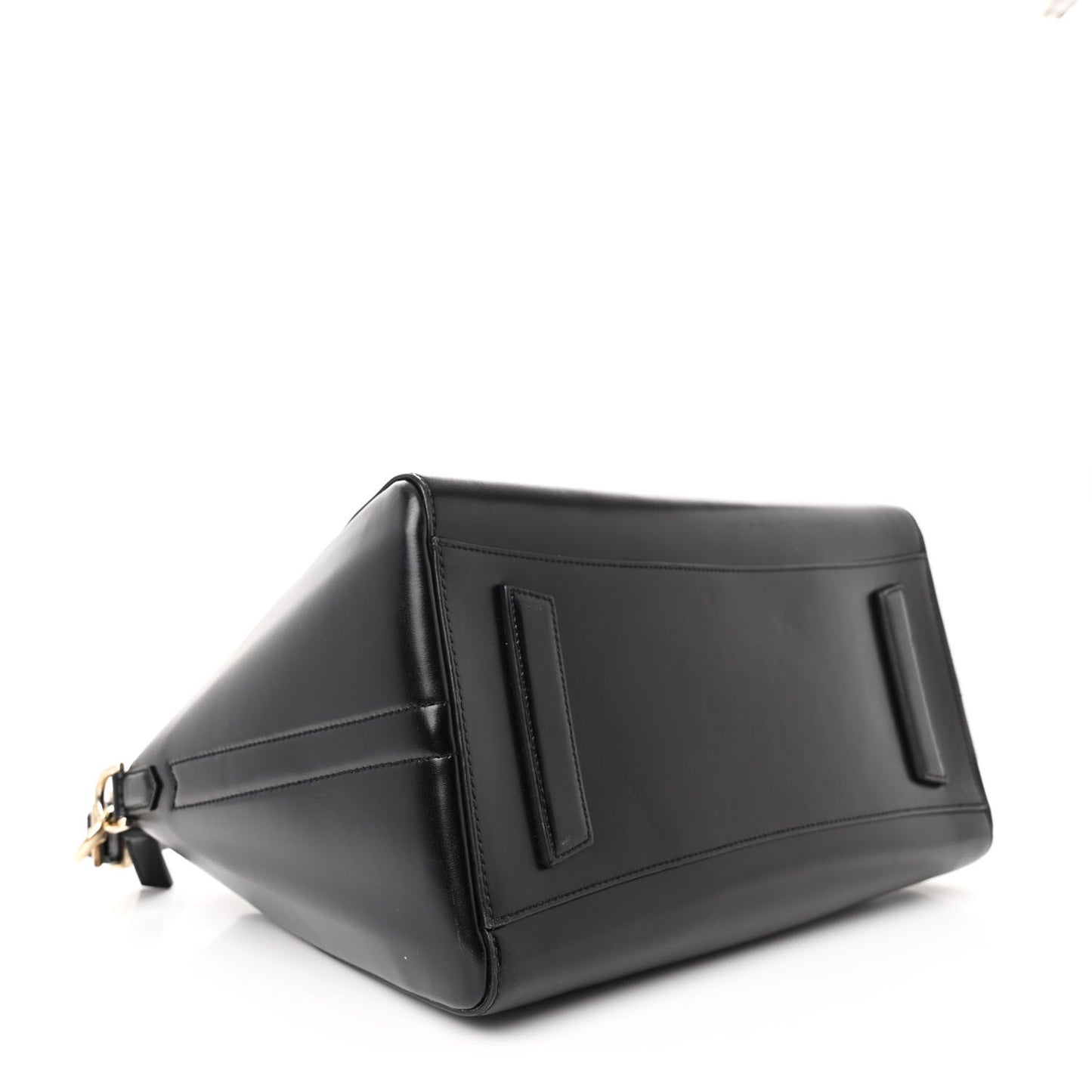 Shiny Lord Calfskin Medium Antigona Black
