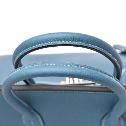 Hermes Togo Birkin 35 Blue Jean 21 of 28