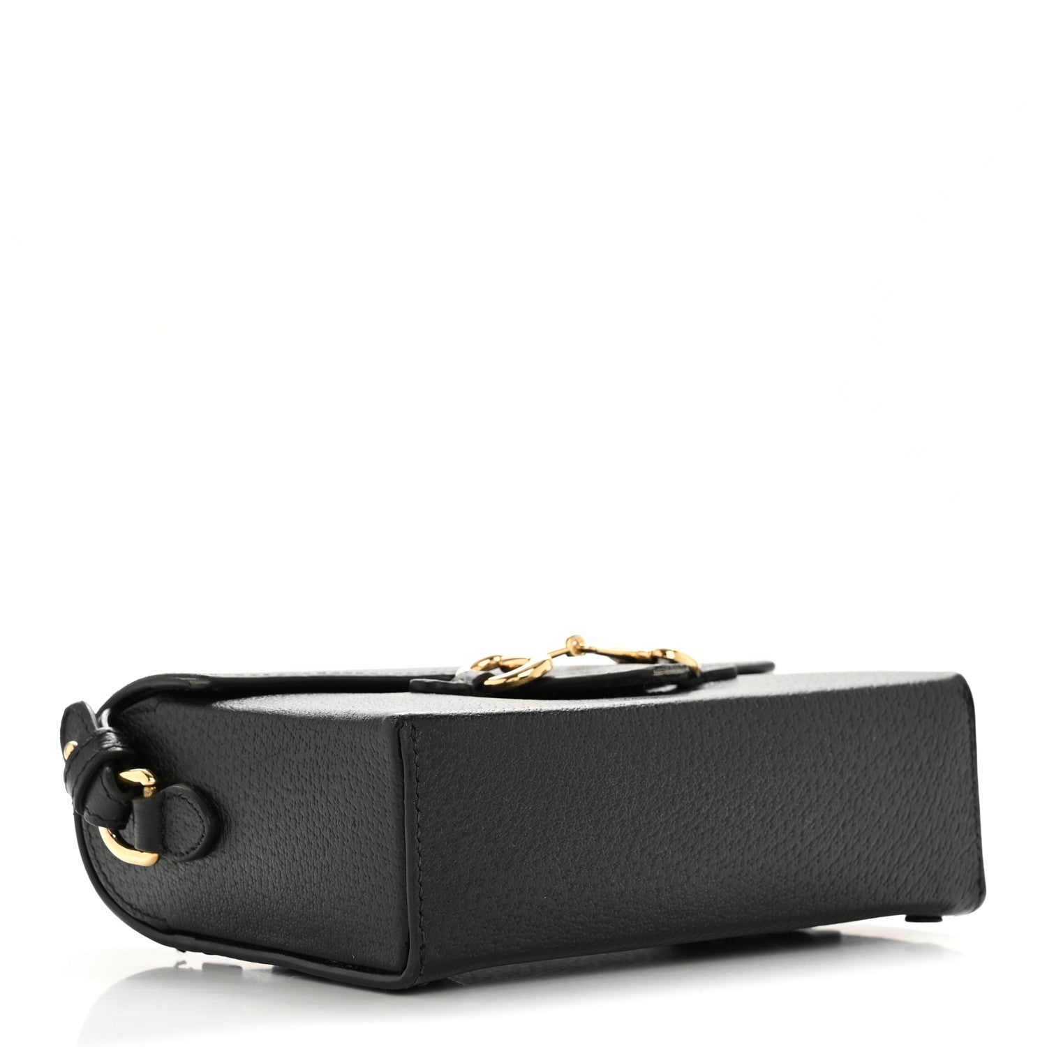 Gucci Calfskin Horsebit 1955 Shoulder Bag Black 4 of 17