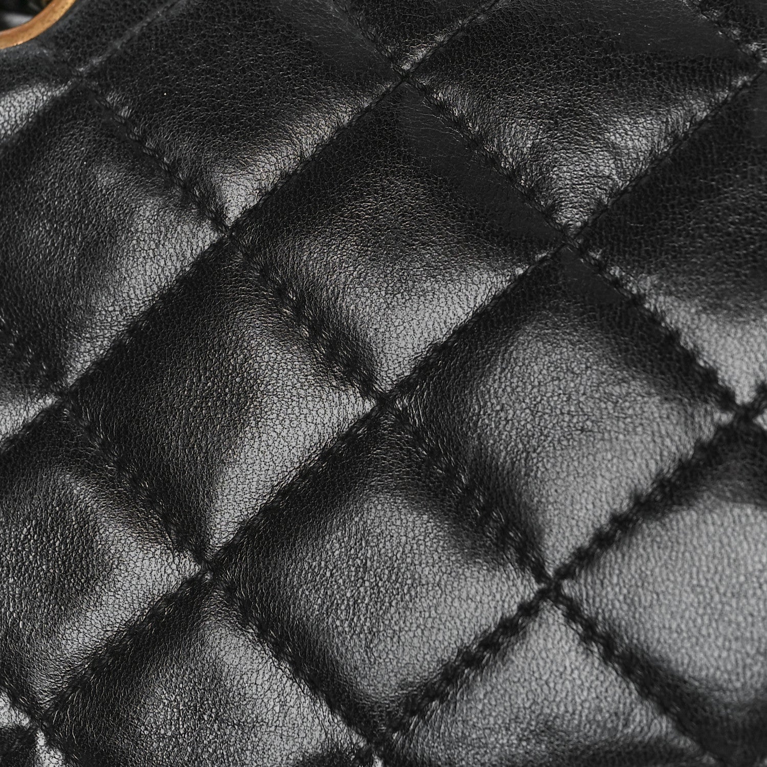 Chanel Lambskin Quilted Medium Double Flap Bag Black 8 of 19