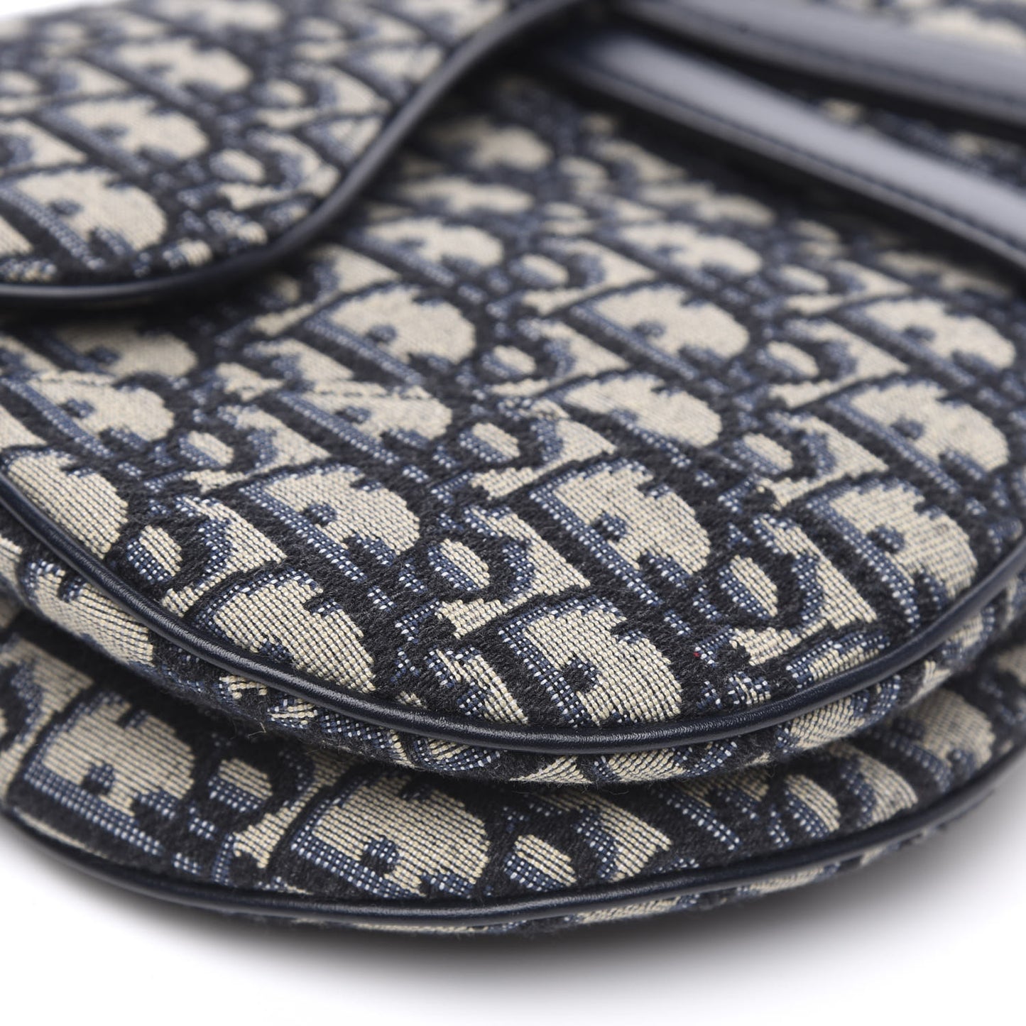 Oblique Saddle Bag Blue