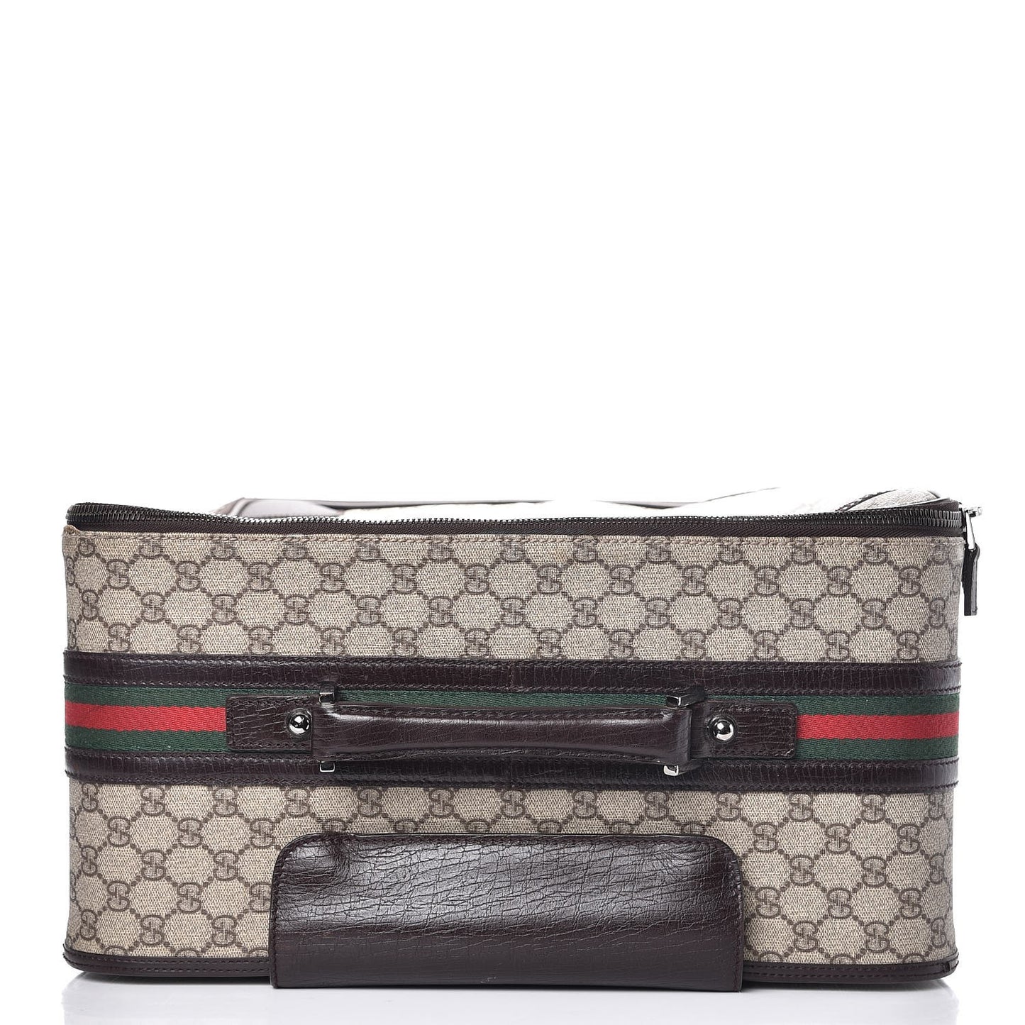 GG Plus Monogram Large Web Trolley Brown