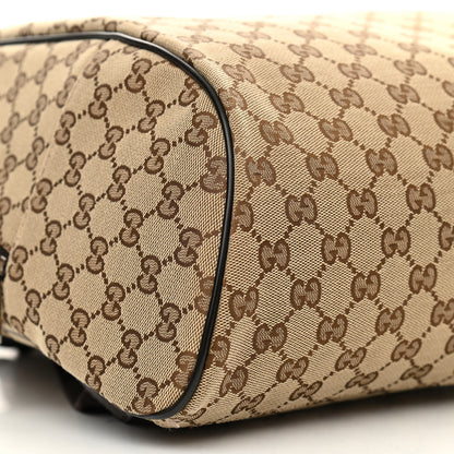 Gucci Monogram Travel Backpack Dark Brown 9 of 11