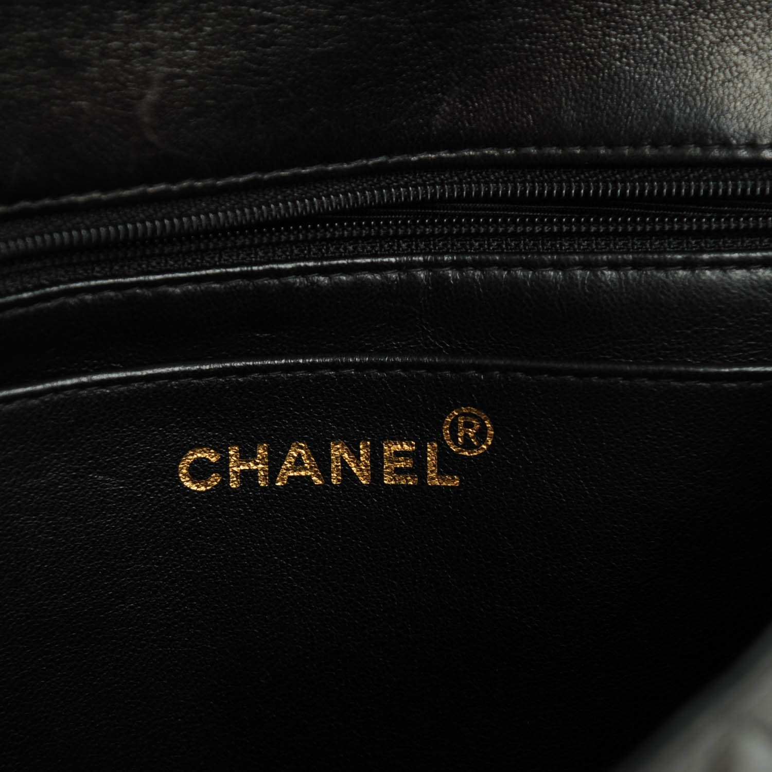 Chanel Lambskin Quilted Medium Kelly Flap Bag Black 7 of 8