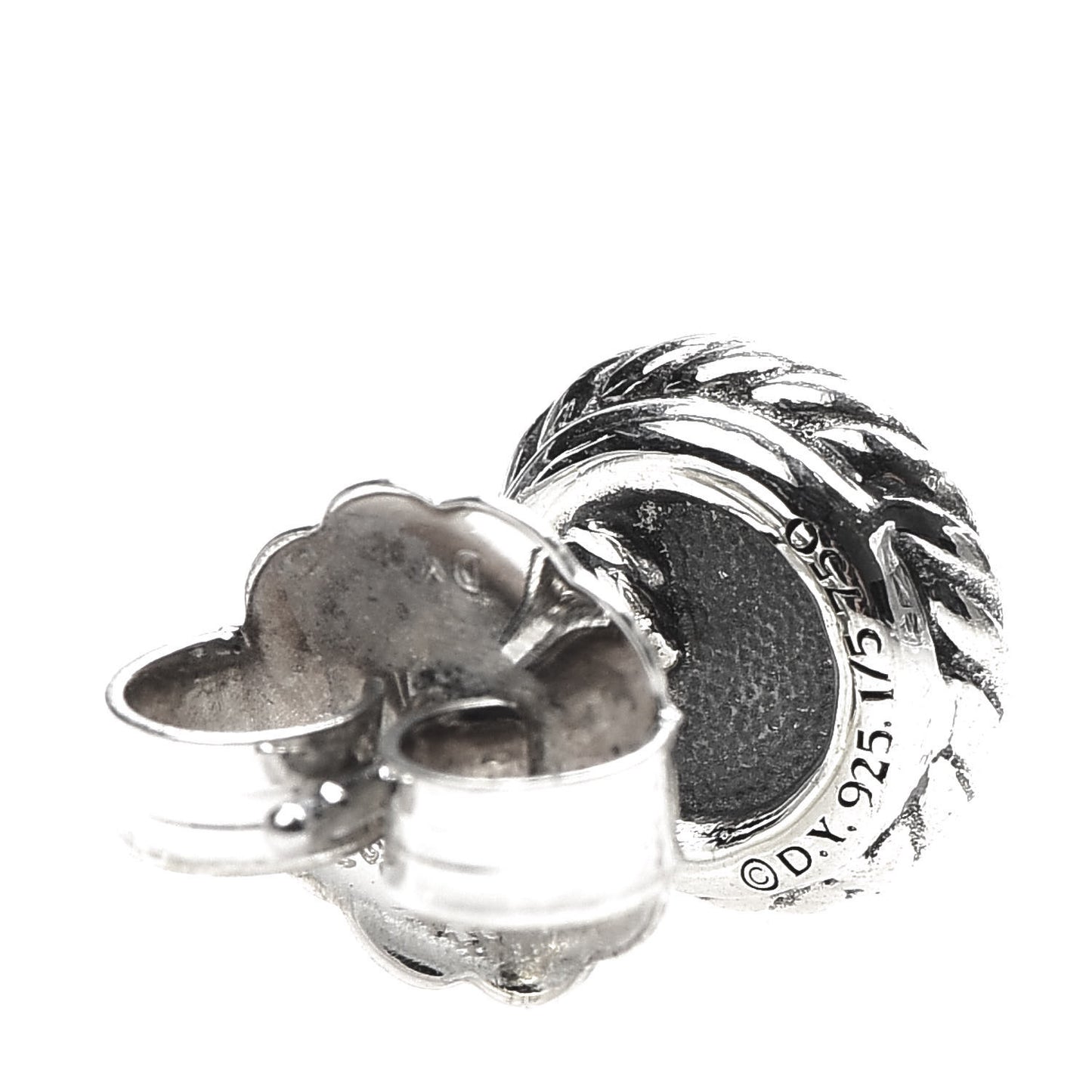 Sterling Silver 18K Yellow Gold Chatelaine Earrings