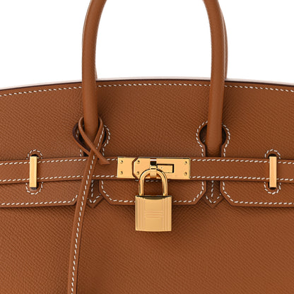 Hermes Epsom Birkin Sellier 25 Gold 10 of 11